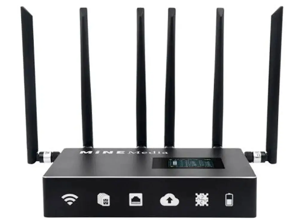 mine media M4 4g LTE Bonding Router - Cover