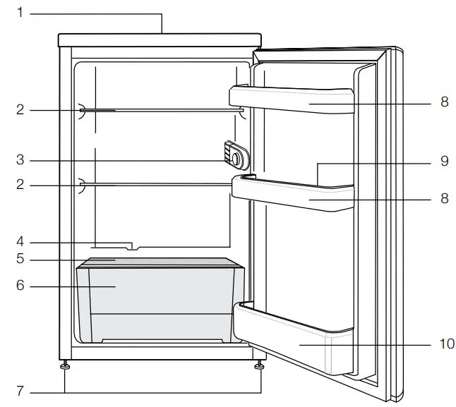 BEKO-TS-190030N-Refrigerator-fig1