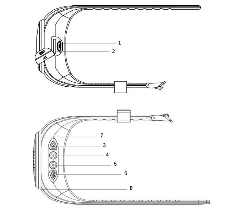 Frewico X10 Waterproof Wearable Bluetooth Speaker watch Portable Wireless Speaker-fig-1  (5)