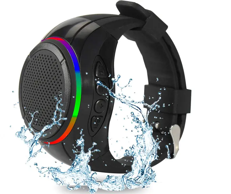 Frewico X10 Waterproof Wearable Bluetooth Speaker watch Portable Wirele ss Speaker-imgg