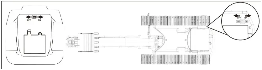 JAMARA 406300 Bagger Volvo EC160E Metal Excavator - Binding process