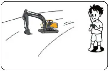 JAMARA 406300 Bagger Volvo EC160E Metal Excavator - Safety Notes 8