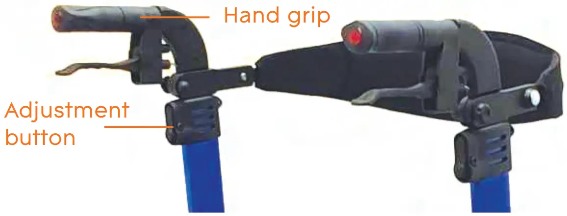 Adjusting the handle height