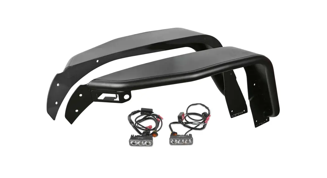 Fabtech Fts24248 2020-2022 Jeep Gladiator Jt Rear Tube Fender Kit Instruction Manual
