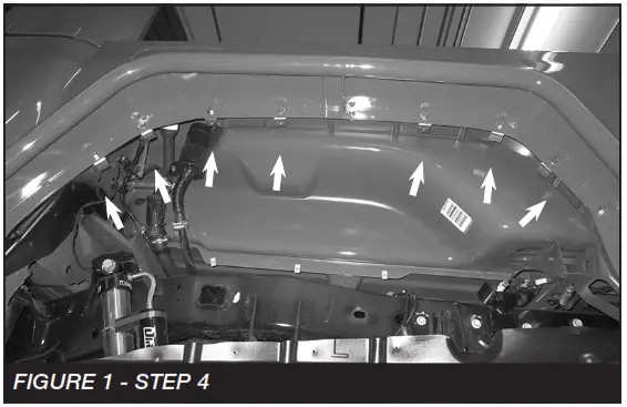 FABTECH FTS24248 2020-2022 Jeep Gladiator JT Rear Tube Fender Kit