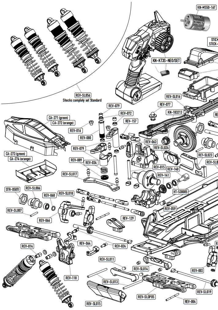 Hobbytech BX8SL RUNNER stickered body - fig14