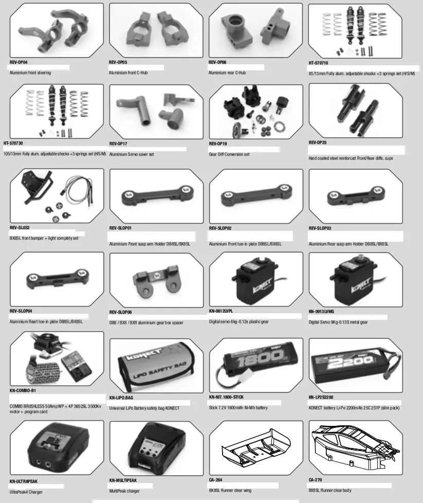 Hobbytech BX8SL RUNNER stickered body - fig17