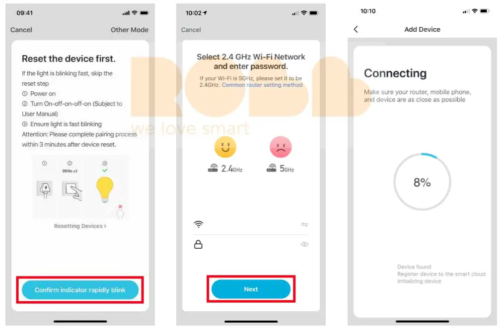 HIhome WAL-RGBCCT27 Smart LED WiFi Lamp - Connect to your home WiFi (2.4Ghz only)