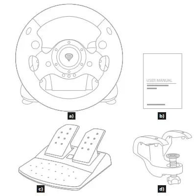 GENESIS IN-ACT-KSLNATKON0001 Seaborg 350 Steering Wheel And Pedals 3