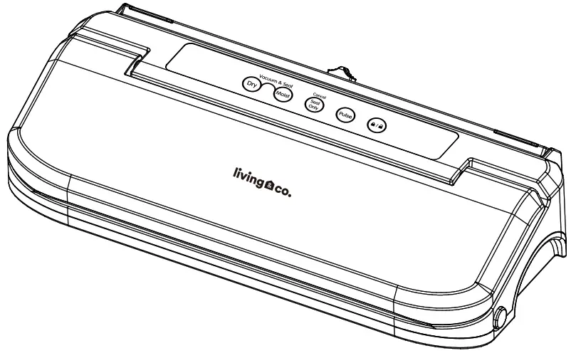 LIVING CO VS160-N Vacuum Food Sealer
