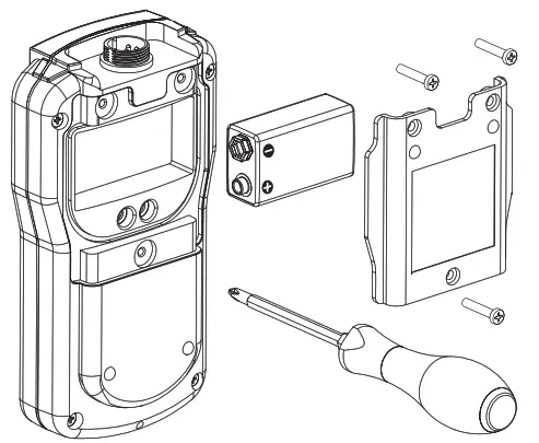 HANNA HI9811 51 Portable Temperature Meter - BATTERY REPLACEMENT