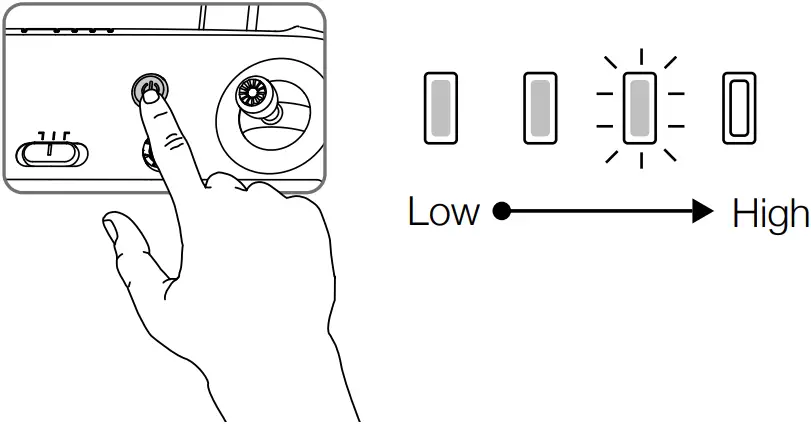 dji T10 - Checking the battery levels 1