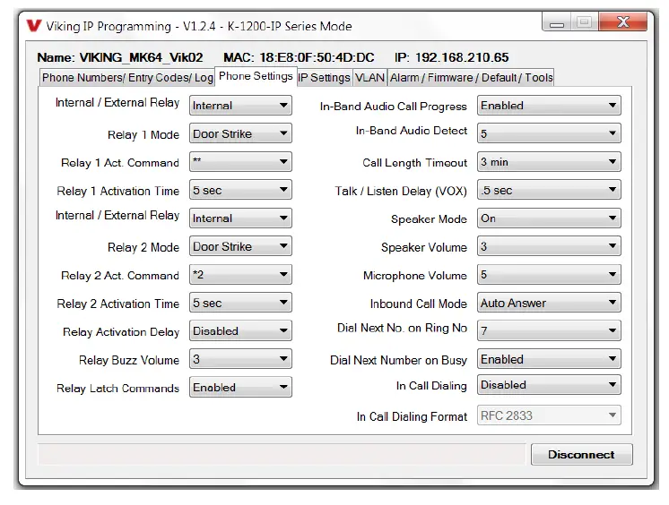 VIKING K-1200-IP Series VoIP Entry Phone System with 12 Button Auto Dialer 22