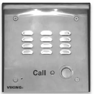 VIKING K-1200-IP Series VoIP Entry Phone System with 12 Button Auto Dialer 27
