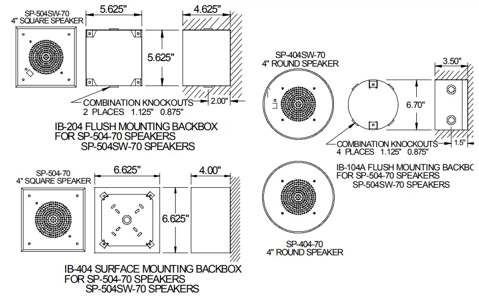 Mircom-5710-SP-Series-4-Inch-Smart-Silenceable-Speakers-FIG1