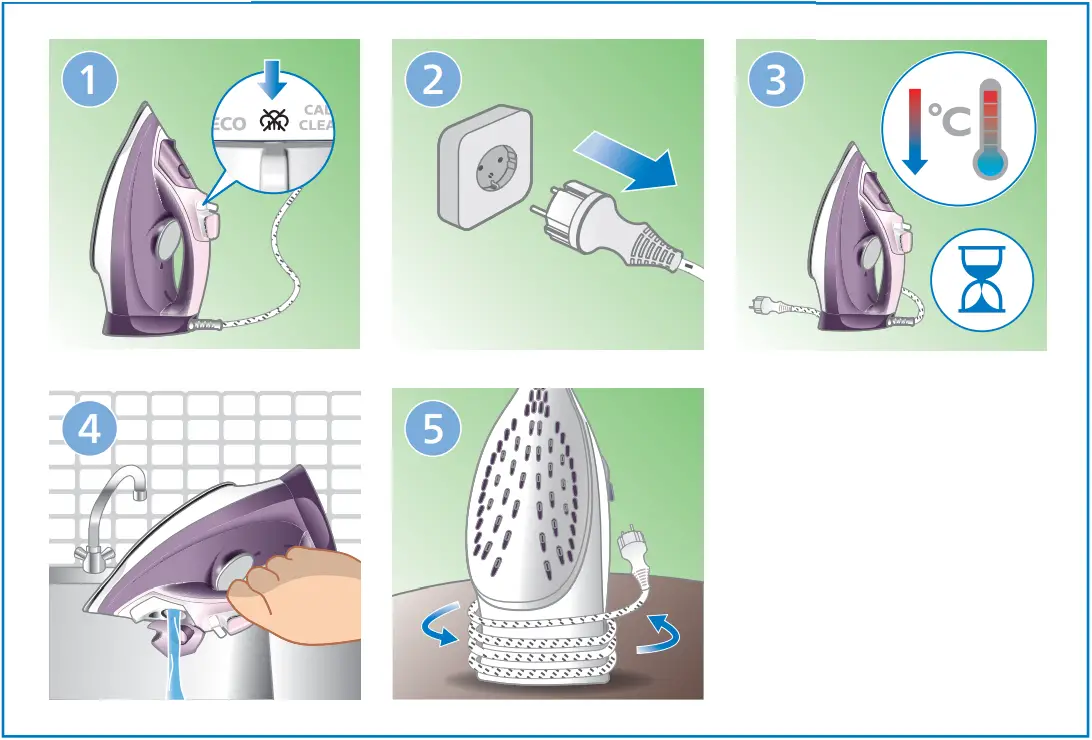 PHILIPS DST5041 30 5000 Series Steam Iron - FIG 11