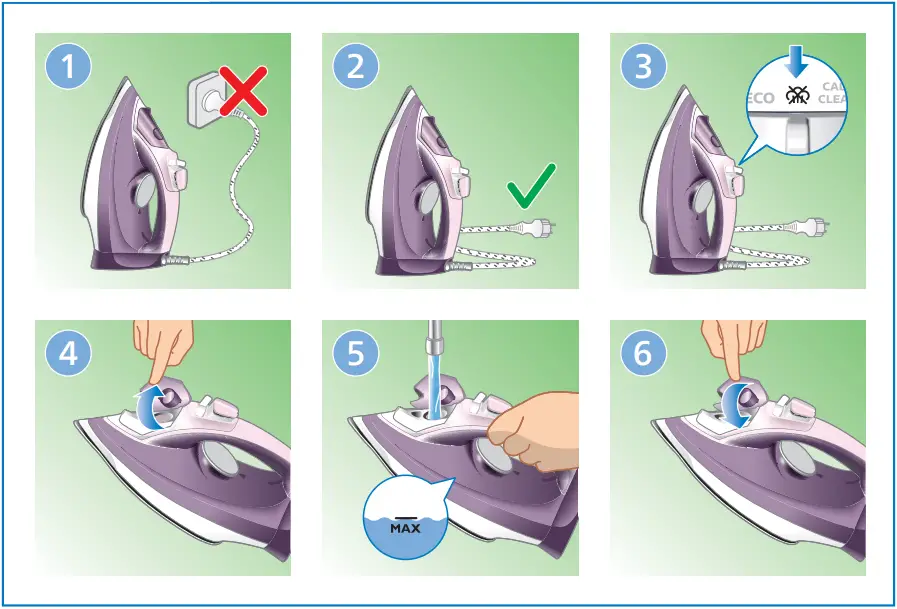 PHILIPS DST5041 30 5000 Series Steam Iron - FIG 4