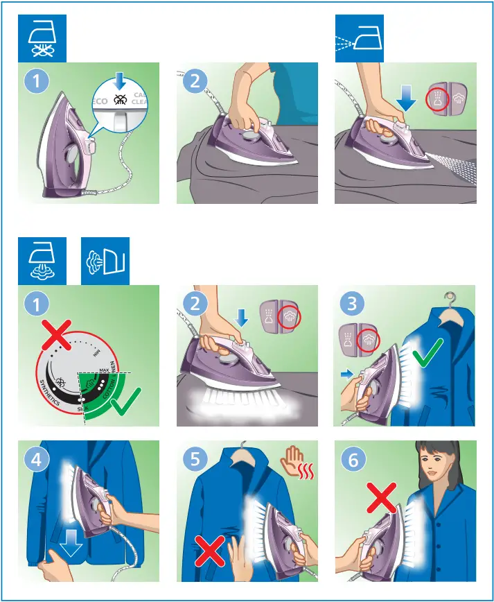 PHILIPS DST5041 30 5000 Series Steam Iron - FIG 8