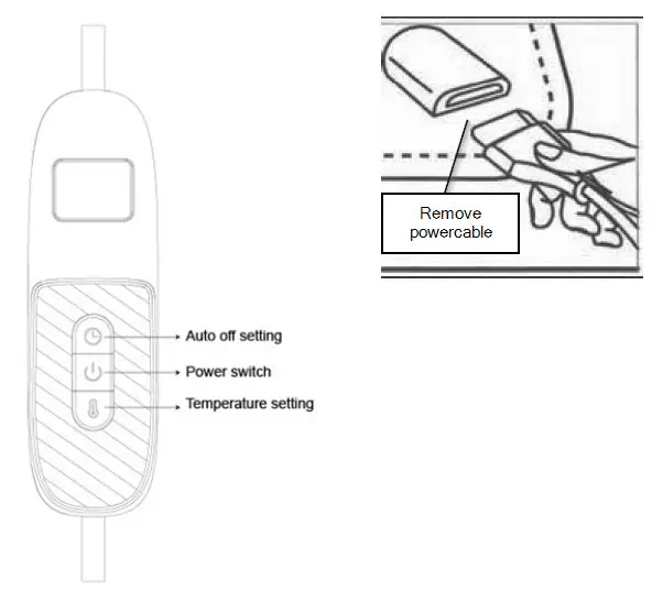CHAMPION CHVFT410 Heating Blanket 180x130cm Grey - Fig 1