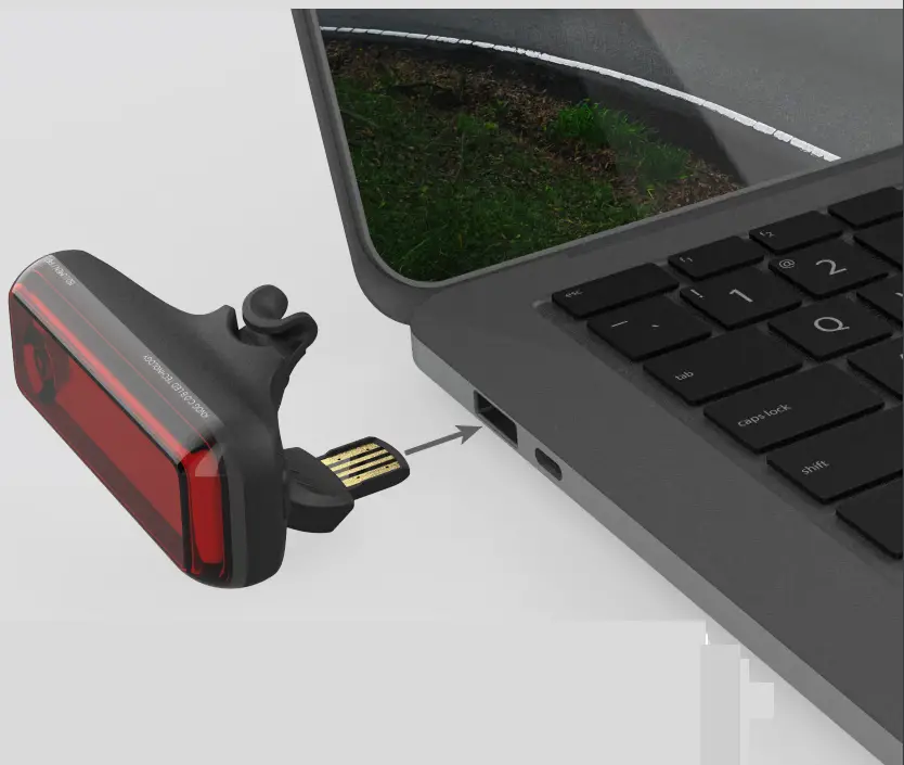 knog Blinder R 150 Rear Bike Light - charging