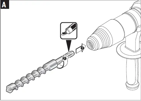 BOSCH GBH 5-40 DCE Professional Cordless Rotary Hammer-3