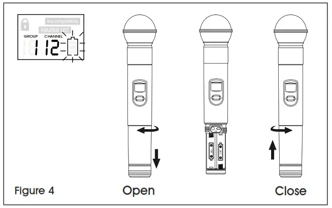 Uline H-7827 Wireless Microphone - BATTERY REPLACECMENT
