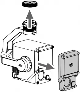 Remove the gimbal cap and lens protector