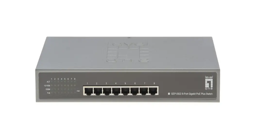 Level One Gep-0822 8-port Gigabit Poe Smart Switch User Guide