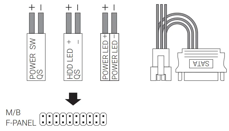 OMIXIMO Delta Game PC mit Intel i5 Windows 11 Pro - Cable Connection
