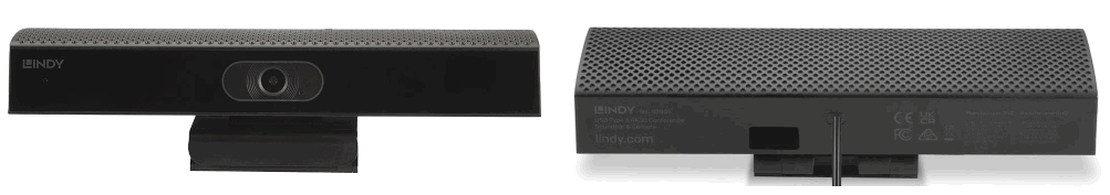 LINDY 43905 USB Type A 4K30 Conference Soundbar and Camera - 1