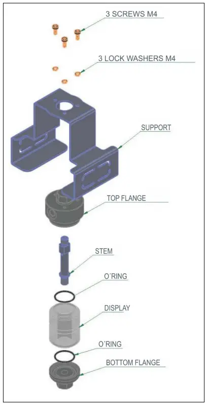 Time Electronics 7115 Contamination Trap - Components List