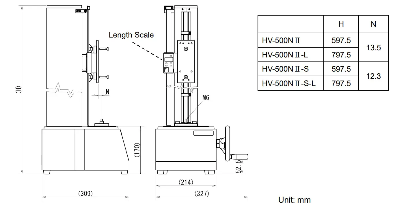 IMADA HV-500NⅡ HV Series Long Stroke - figure 7