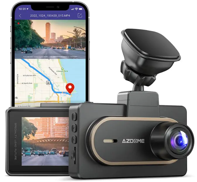 AZDOME-M27-2K-Dash-Cam-Built-in-WiFi-GPS-Product