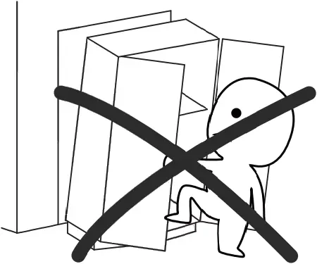 KF330037 - ANTI-TOPPLE WARNING 4