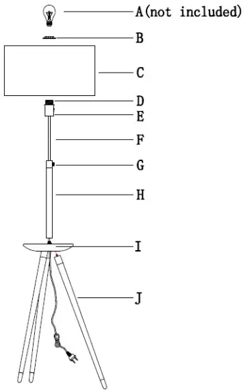 Lucci decor 269183 Victor Floor Lamp