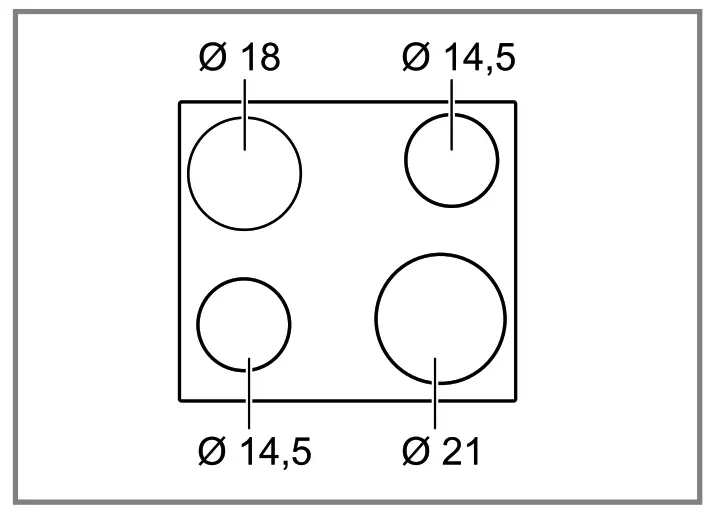 BOSCH PKE611FA2A Built in Electric Hob