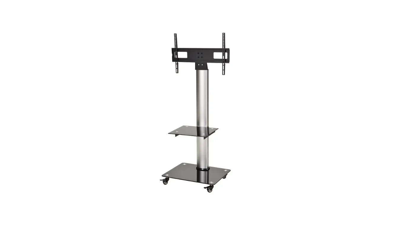 Dq 17-1200 Mobile Tv Stand Adrian 2 Silver Instruction Manual