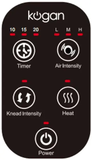 kogan KAHTSFTMSGA Heated Shiatsu Foot Massager - fig 1