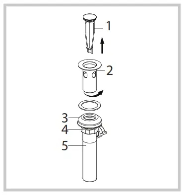 Kraus KBF-1201 Single Lever Basin Faucet - 4