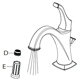 Kraus KBF-1201 Single Lever Basin Faucet - 9
