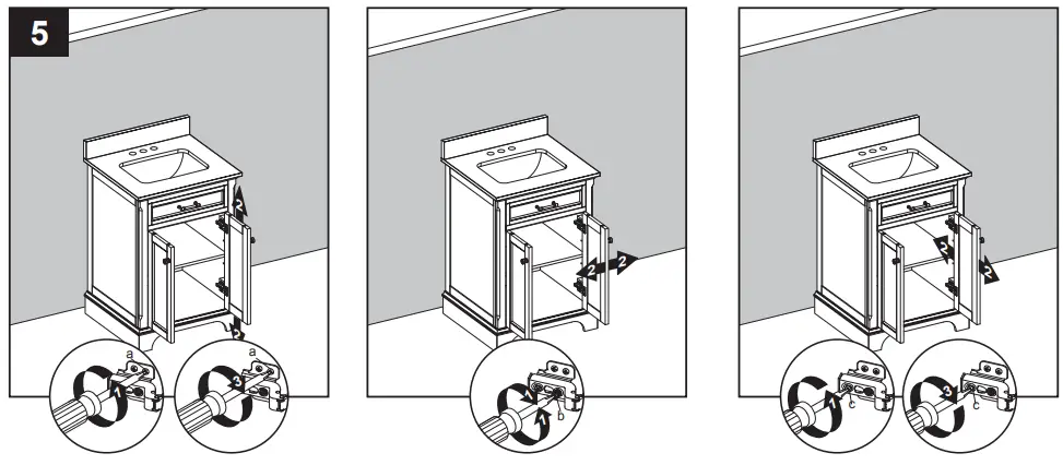 allen roth 24-in Vanity with Top - figure 5