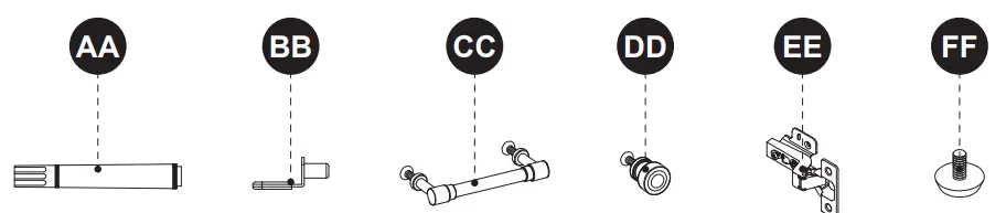 allen roth 24-in Vanity with Top - figure 8