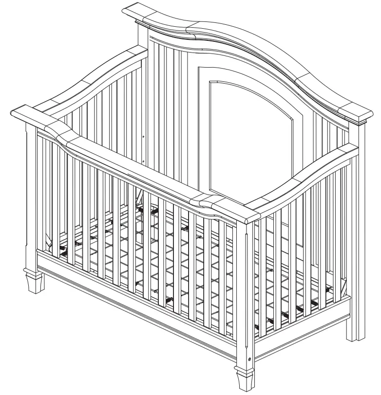 evolur 821 Fairbanks Crib