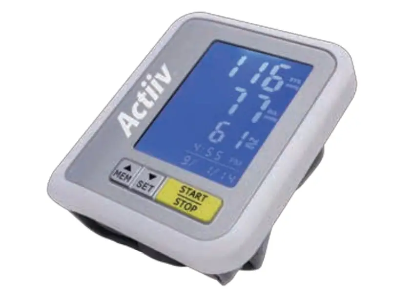 Actiiv Wrist Blood Pressure Monitor Manual Acmmd001