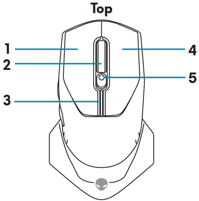 DELL Alienware 610M Wired Wireless Gaming Mouse - Features