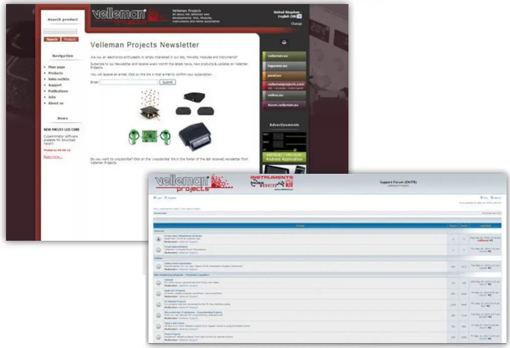 Velleman Projects Newsietter