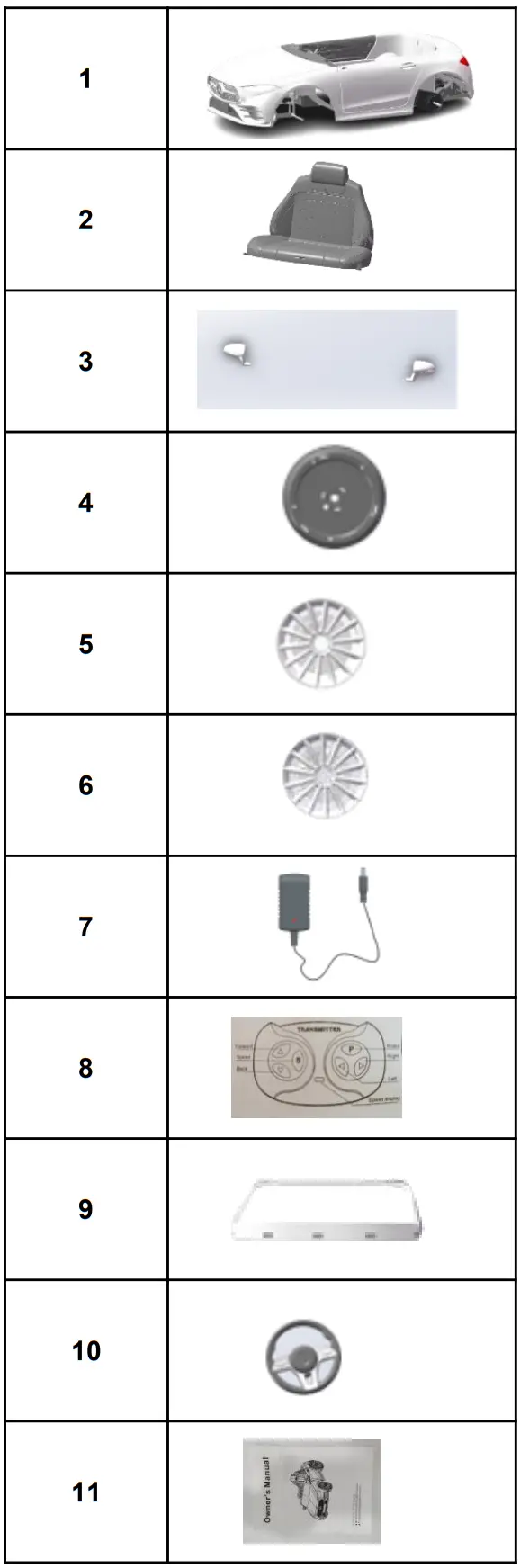 Mercedes-Benz BENZ CLS 350 Car With 2.4g Remote Control and 12 V7ah Battery - fig 1