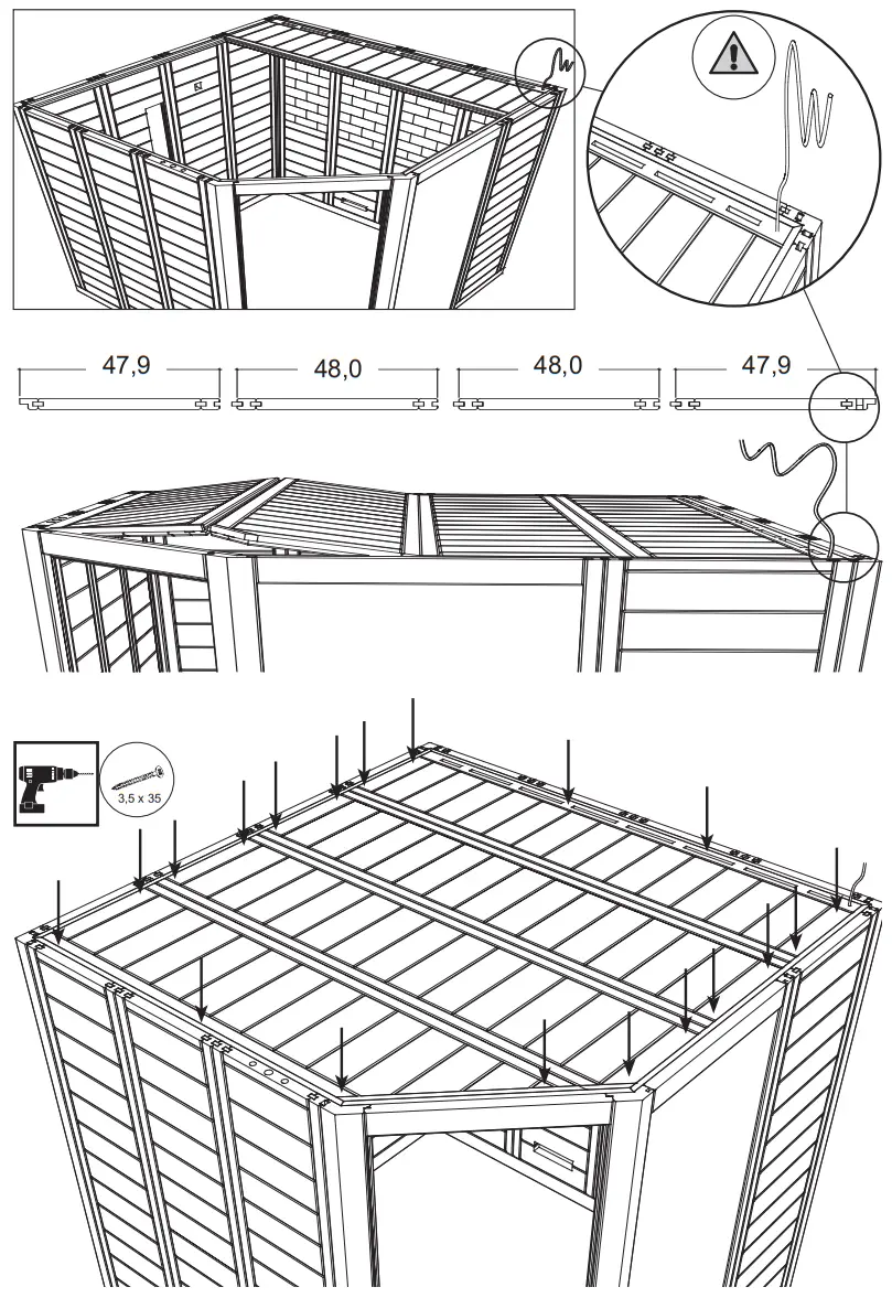 sentiotec Himalaya Corner Infra Plus 206x206x204cm Solid Wood Sauna - Figure 12