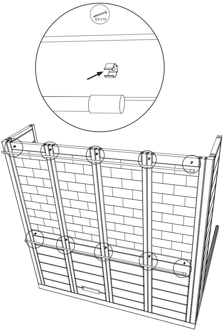 sentiotec Himalaya Corner Infra Plus 206x206x204cm Solid Wood Sauna - Figure 7