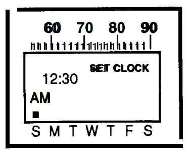 SET THE CURRENT DAY AND TfM